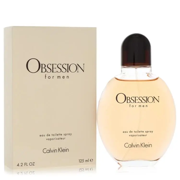 Obsession Cologne By Calvin Klein 4 Oz Eau De Toilette Spray 125 ml For Men`s