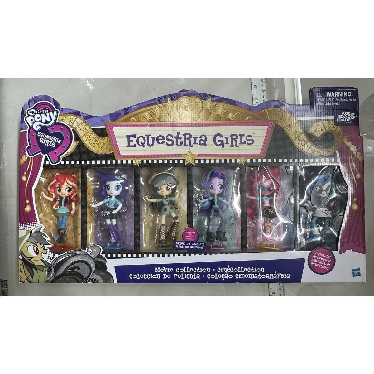 My Little Pony Equestria Girls Movie Collection Set 6 Figures Box