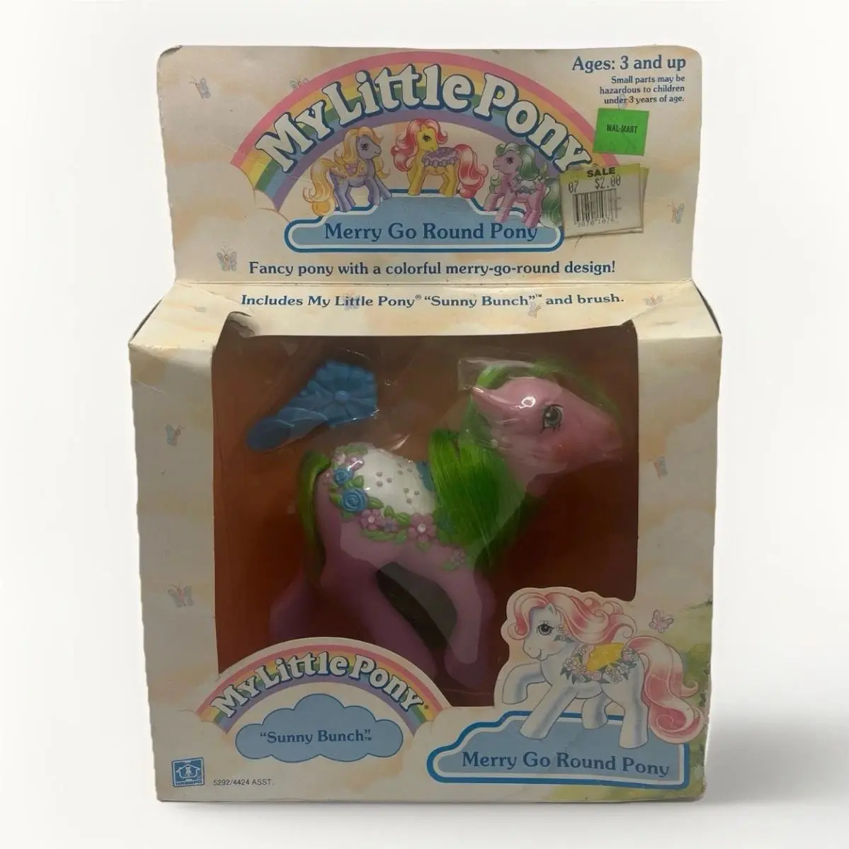 Vintage 1980’s My Little Pony G1 Sunny Bunch Merry Go Round Pony Rare Mlp