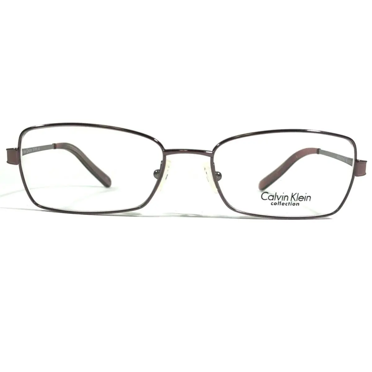 CK7418 532 Eyeglasses Frames Pink Rectangular Full Rim 52-16-135 by Calvin Klein