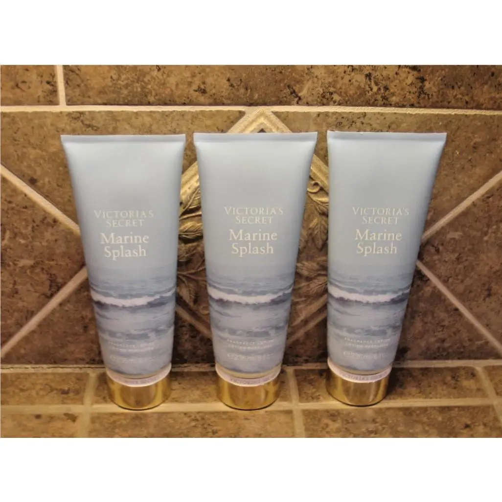 Victoria`s Secret Marine Splash Body Lotion 8 oz Lot OF 3 by Victoria's Secret