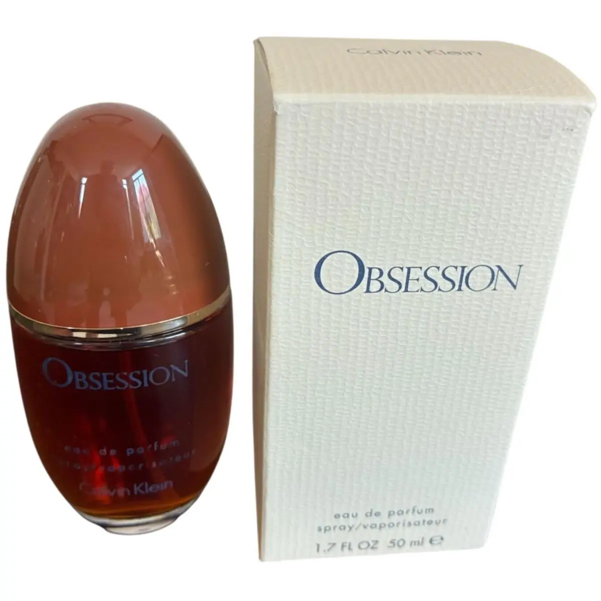 Vintage  Obsession Women Eau de Parfum 1.7oz Spray c1980`s by Calvin Klein