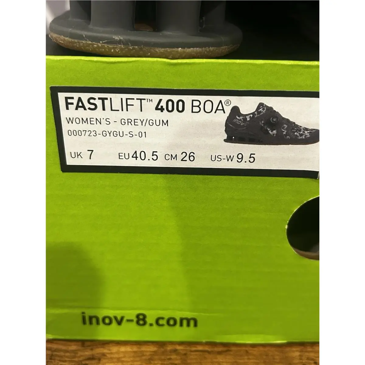 inov-8 shoes - INOV-8 Fastlift 400 BOA Oly - Gray (UPC: 5054167614865) 8