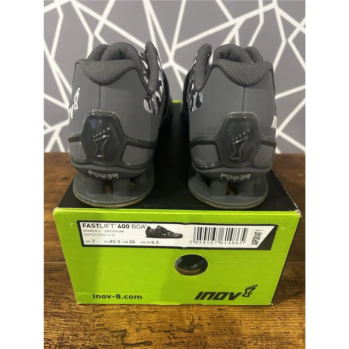 inov-8 shoes - INOV-8 Fastlift 400 BOA Oly - Gray (UPC: 5054167614865) 2
