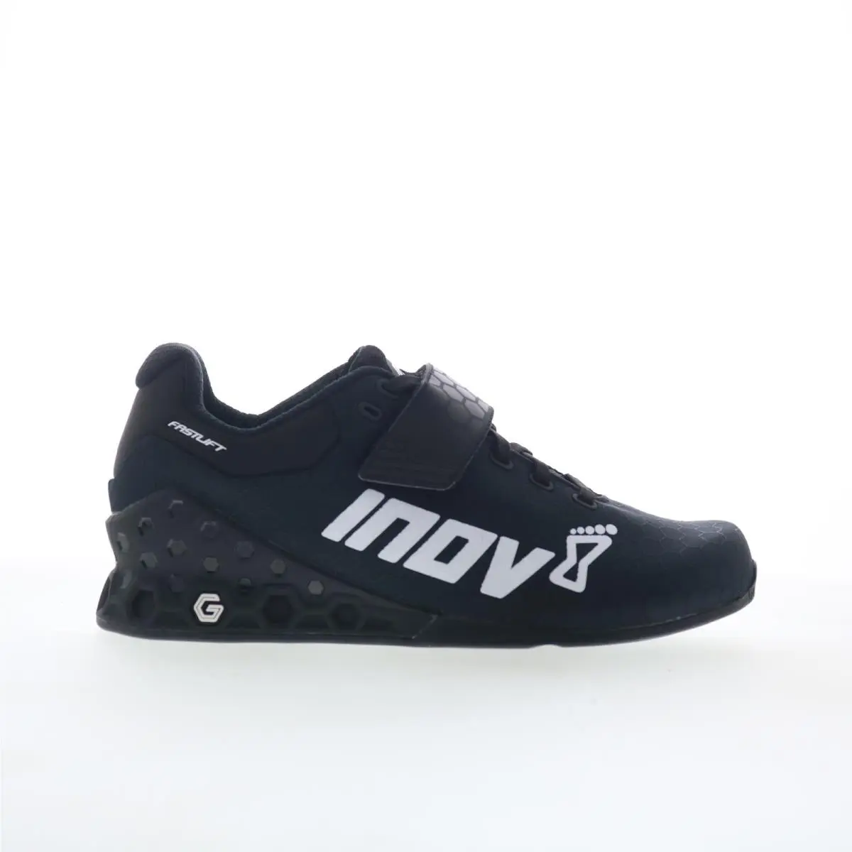 Inov-8 Fastlift Power G 380 Mens Black Canvas Athletic Weightlifting Shoes 8