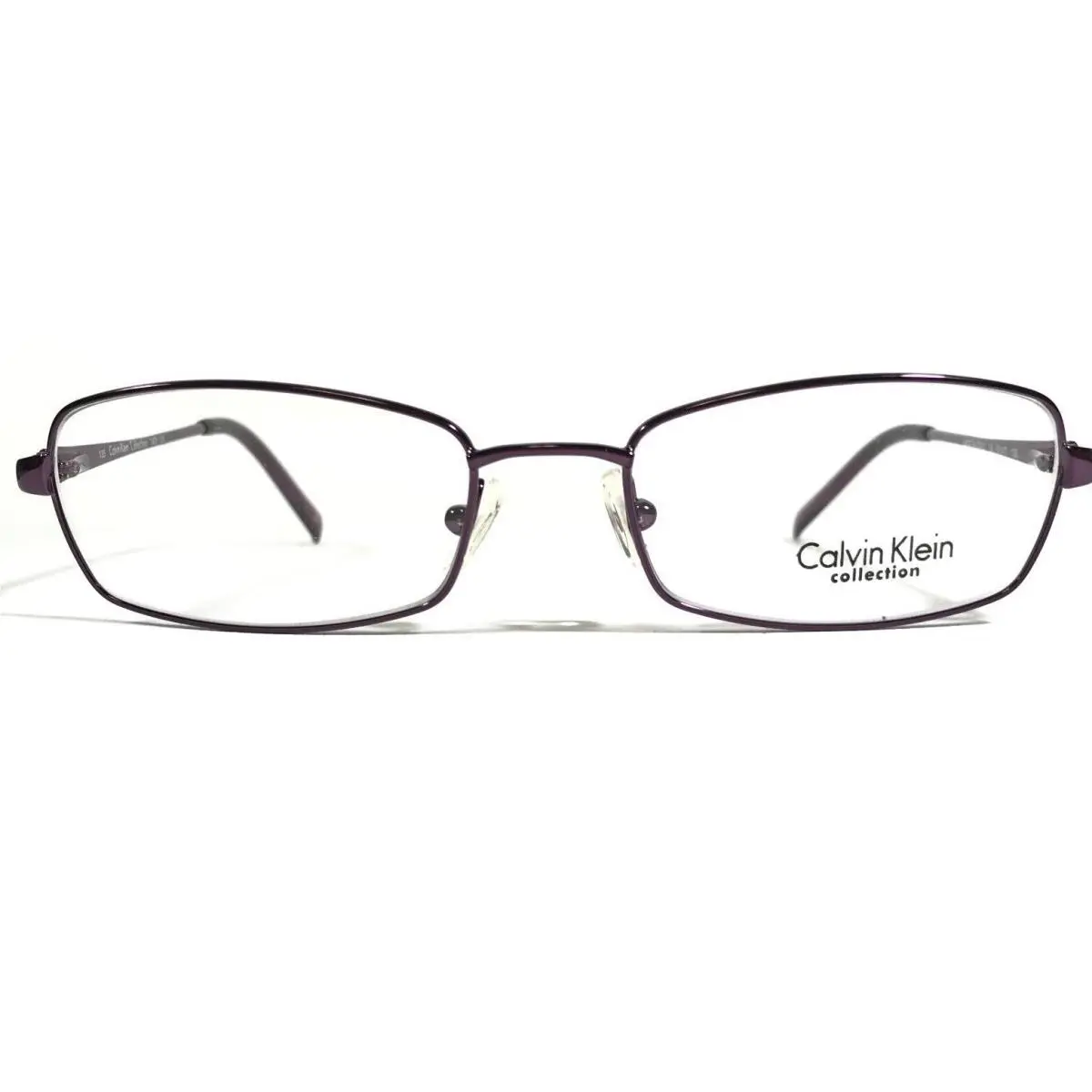 7423 535 Eyeglasses Frames Purple Rectangular Full Rim 51-17-135 by Calvin Klein