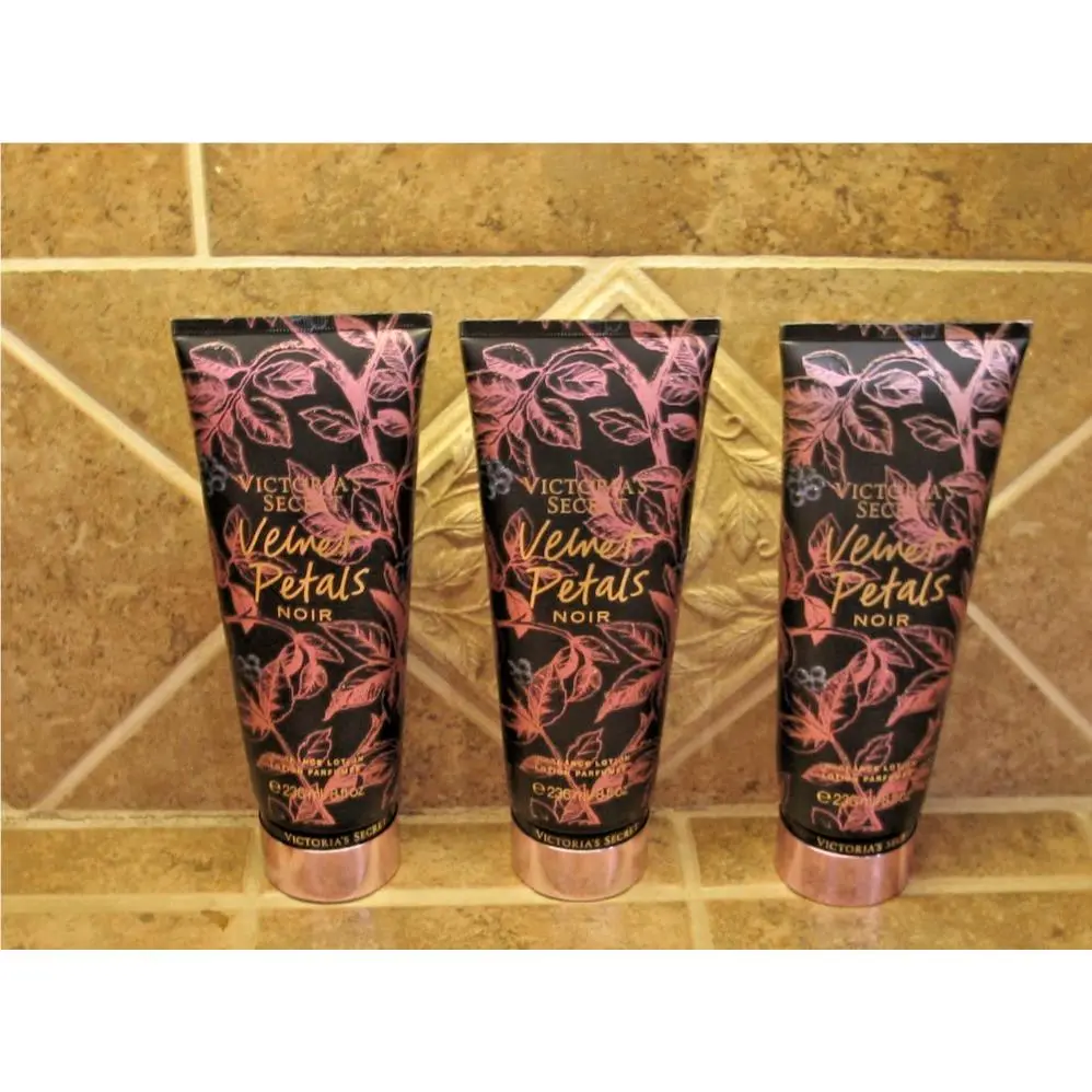 Victoria`s Secret Velvet Petals Noir Body Lotion 8 oz Lot OF 3 by Victoria's Secret