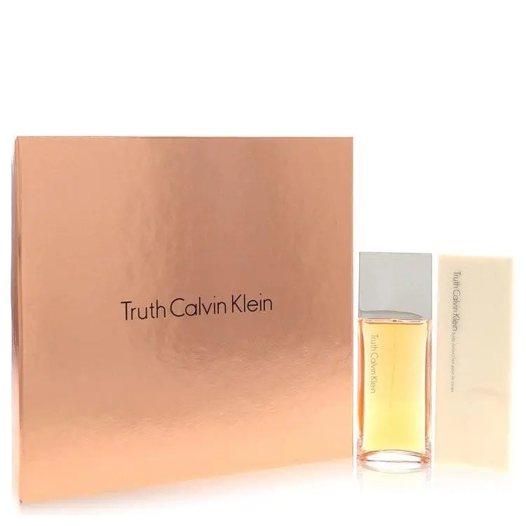 Calvin Klein Truth Gift Set 1.7 oz Edp Spray 3.4 oz Body Lotion Perfume Women