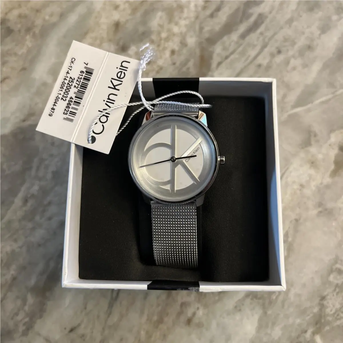 Women`s CK Iconic Quartz Watch Water Resistance 30 Meters Silver by Calvin Klein