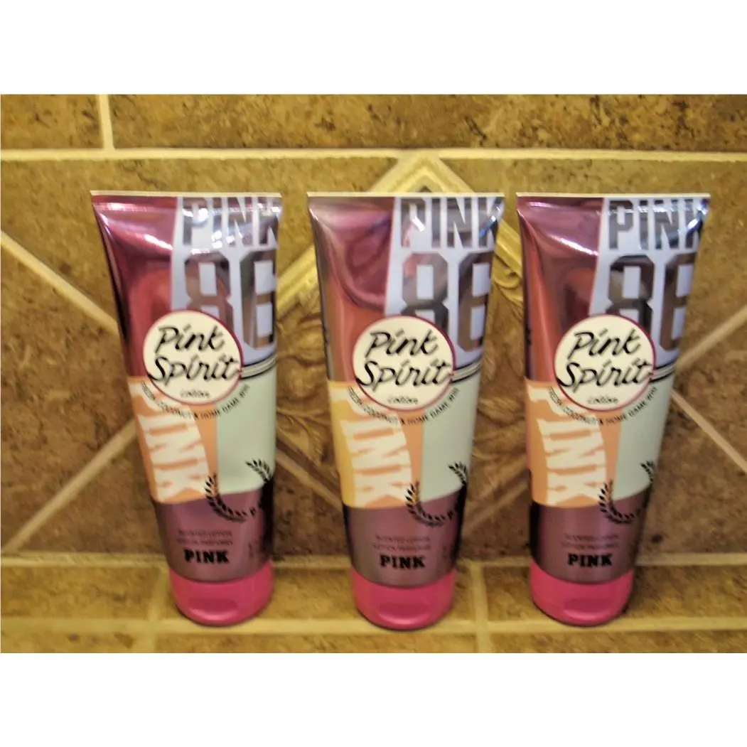 Victoria`s Secret Pink Pink Spirit Body Lotion 8 oz Lot OF 3 by Victoria's Secret