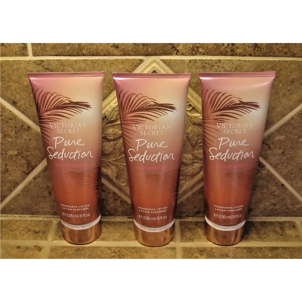Victoria`s Secret Pure Seduction Sunkissed Body Lotion 8 oz Lot OF 3 by Victoria's Secret