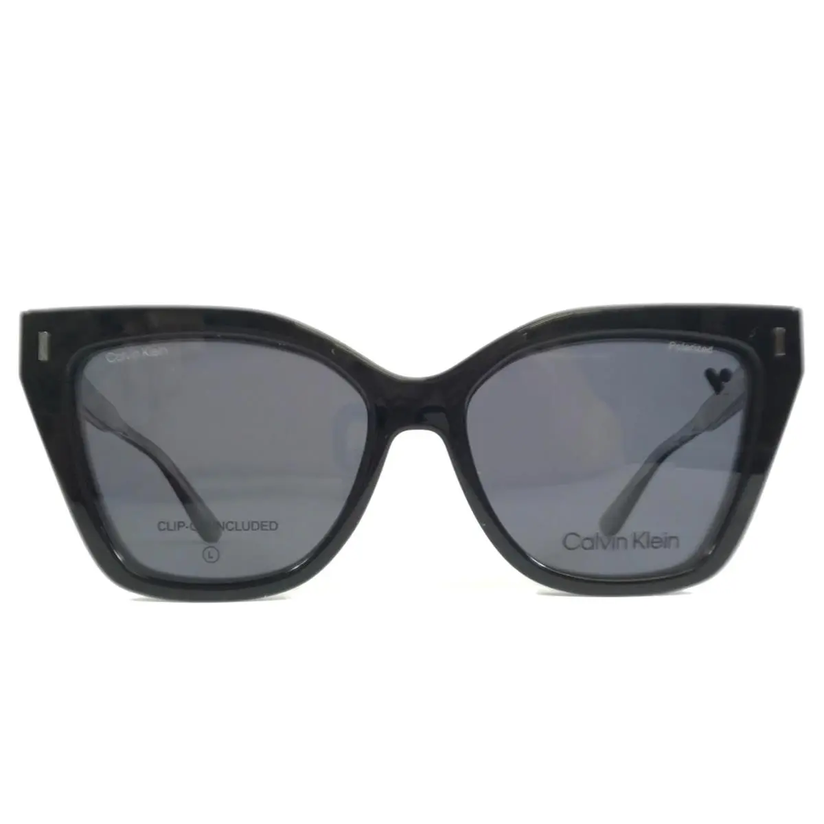 Eyeglasses Frames CK24550MAG 001 Set N Black Silver 55-17-145 by Calvin Klein
