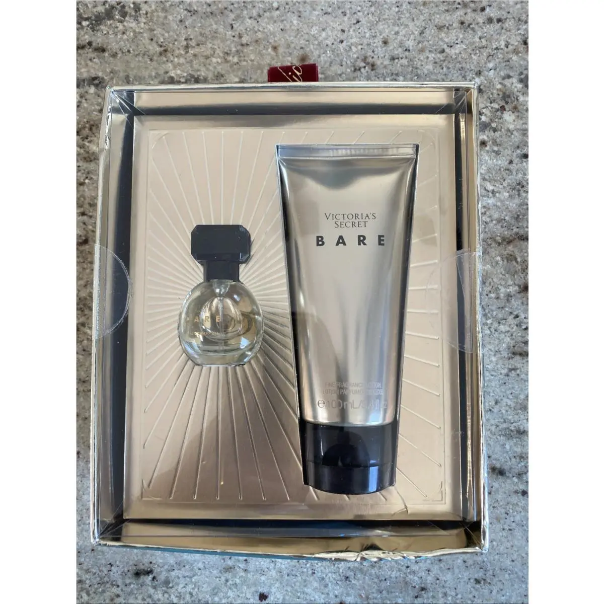 Victoria`s Secret Bare Gift Set 100ml/3.4 fl oz Sandalwood Violet Mandar by Victoria's Secret