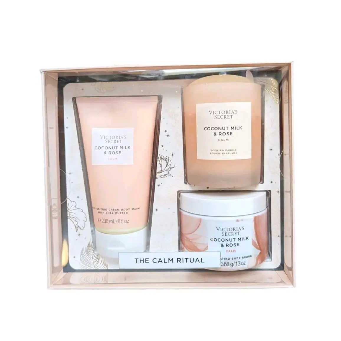 Victoria`s Secret The Camp Ritual Gift Set Coconut Milk and Rose Box Present by Victoria's Secret