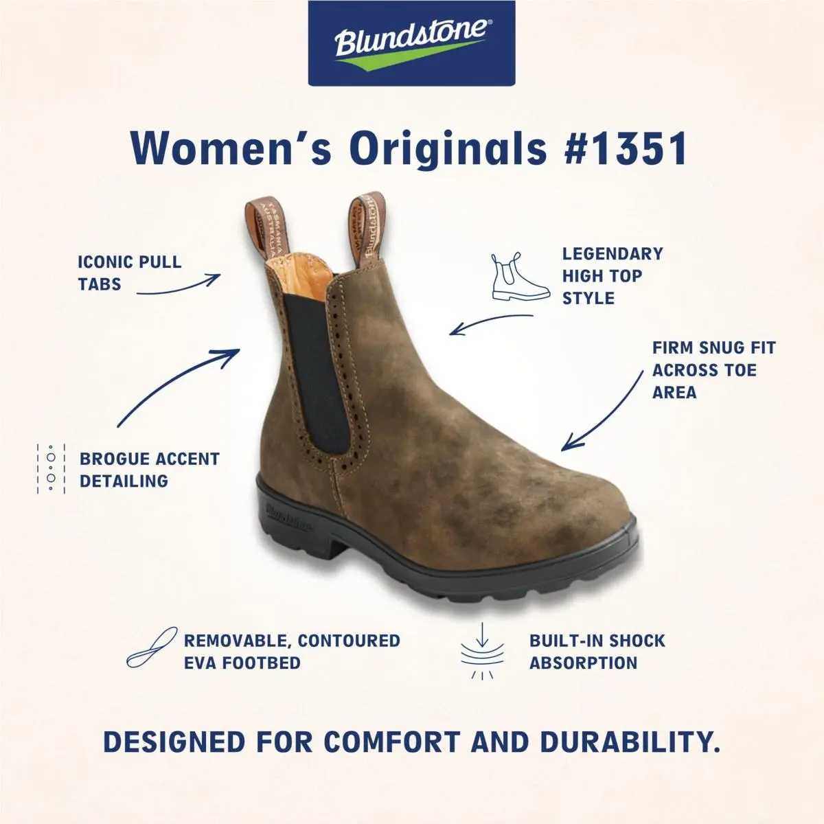 Blundstone shoes - 2216 - 2216-070 - rustic brown 12