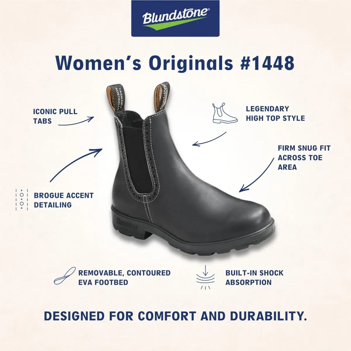 Blundstone shoes - 2216 - 2216-070 - rustic brown 41