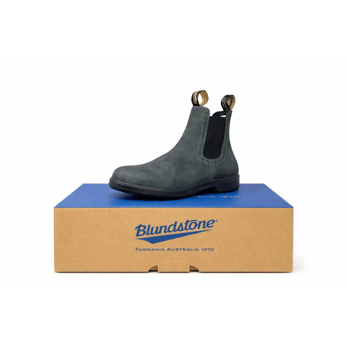 Blundstone 1630 Rustic Black Boots Unisex Chelsea Multiple Sizes - Black