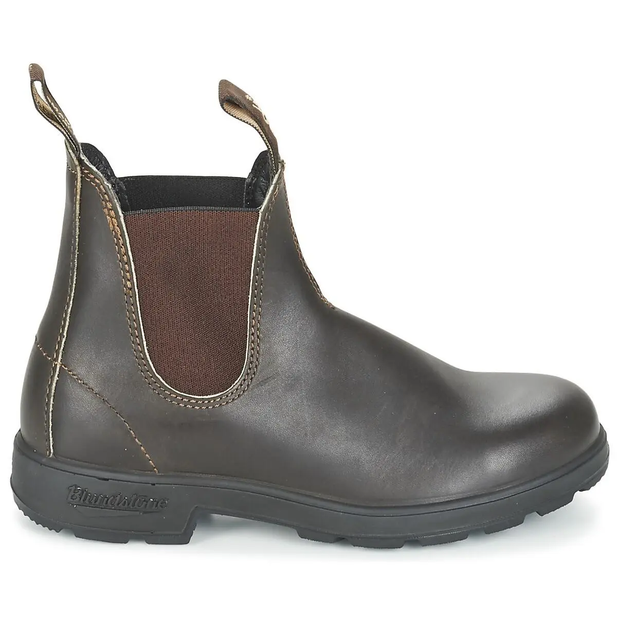 D6828 Brown 500 Chelsea Pull-on Boot Size US M-7.5 W-9.5 by Blundstone