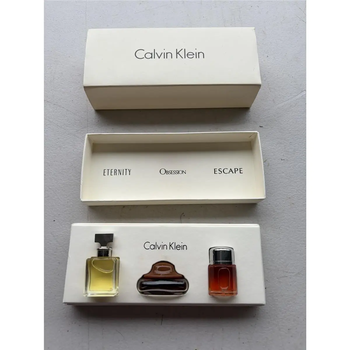 Calvin Klein 3pc Mini Perfume Set