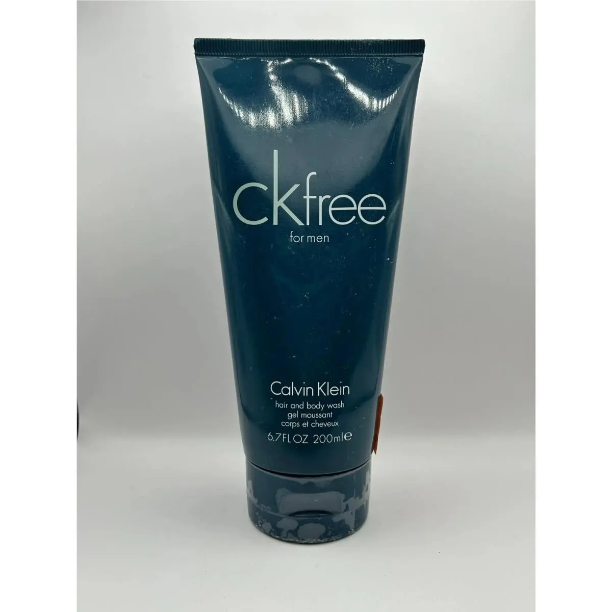 CK Free 200ml/6.7oz Hair Body Wash Shower Gel For Men Rare by Calvin Klein