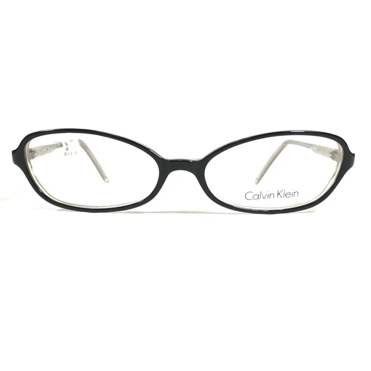 CK760 086 Eyeglasses Frames Black Round Full Rim 50-15-130 by Calvin Klein