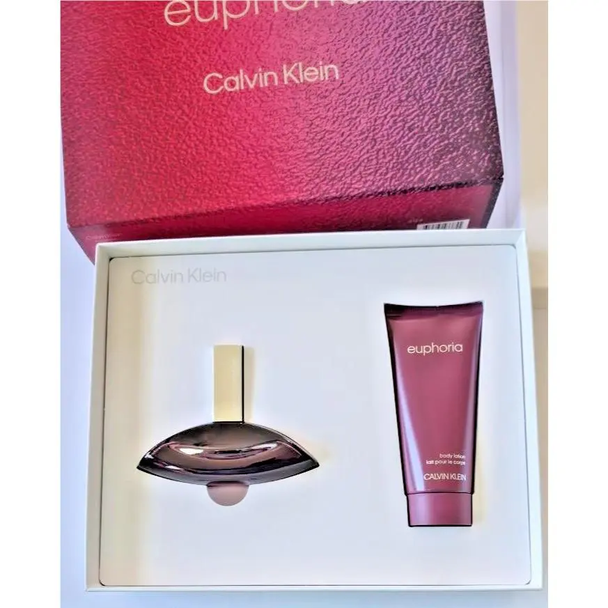 Euphoria Eau de Parfum Spray 1.6 fl oz Body Lotion 3.3 fl oz by Calvin Klein