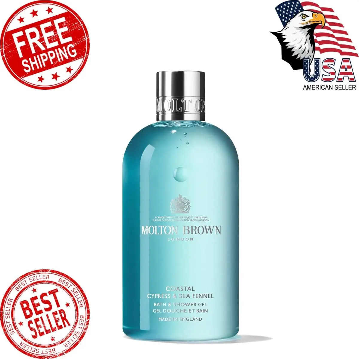 Molton Brown Coastal Cypress and Sea Fennel Body Wash 10 Fl. oz