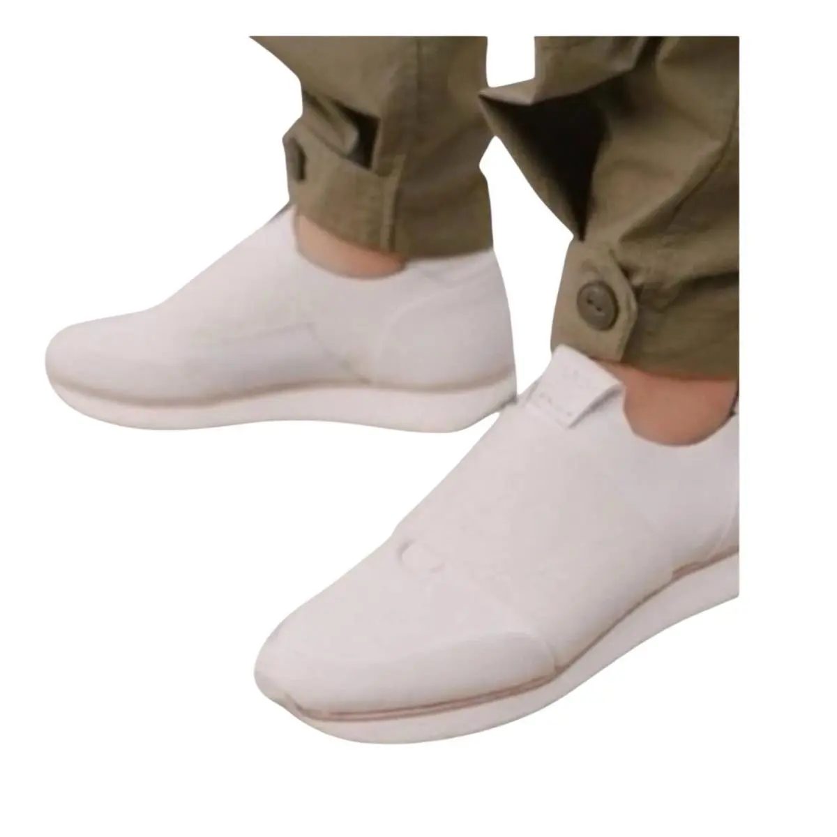 Rag Bone Kent White Leather Felted Wool Slip On Sneakers Low Top Shoes by Rag & Bone