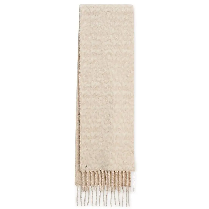 Rag Bone Women Nora Twisty Alpaca Wool Blend Fringe Scarf OS Cozy Italy