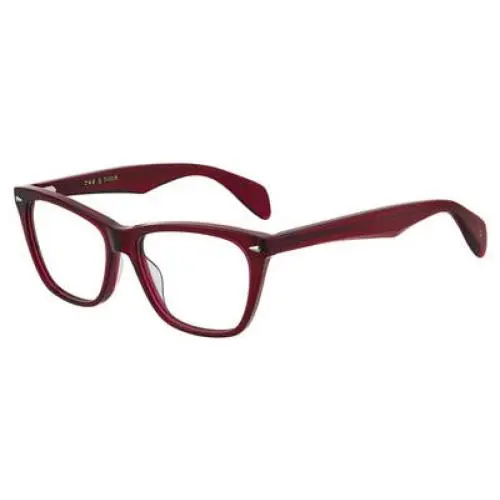 Rag Bone Rnb 3013 Eyeglasses 0LHF Opal Burgundy by Rag & Bone