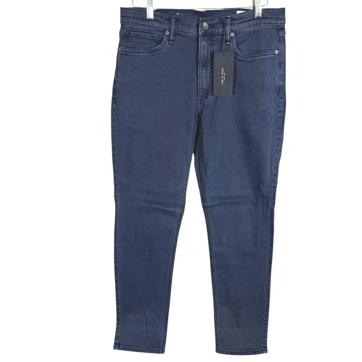Rag Bone RB 2 Slim Fit Jeans Men 32x30 Natick Dark Blue Stretch Denim