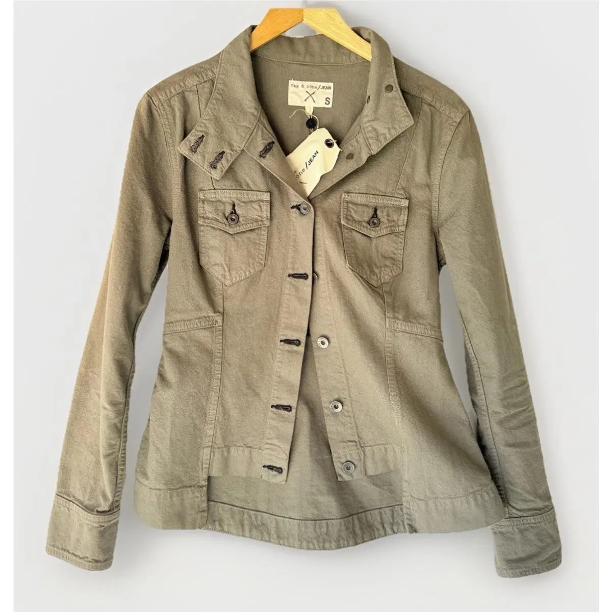 Rag Bone/jean Surplus Jacket Women’s XS Army Green Style W1425C341ND