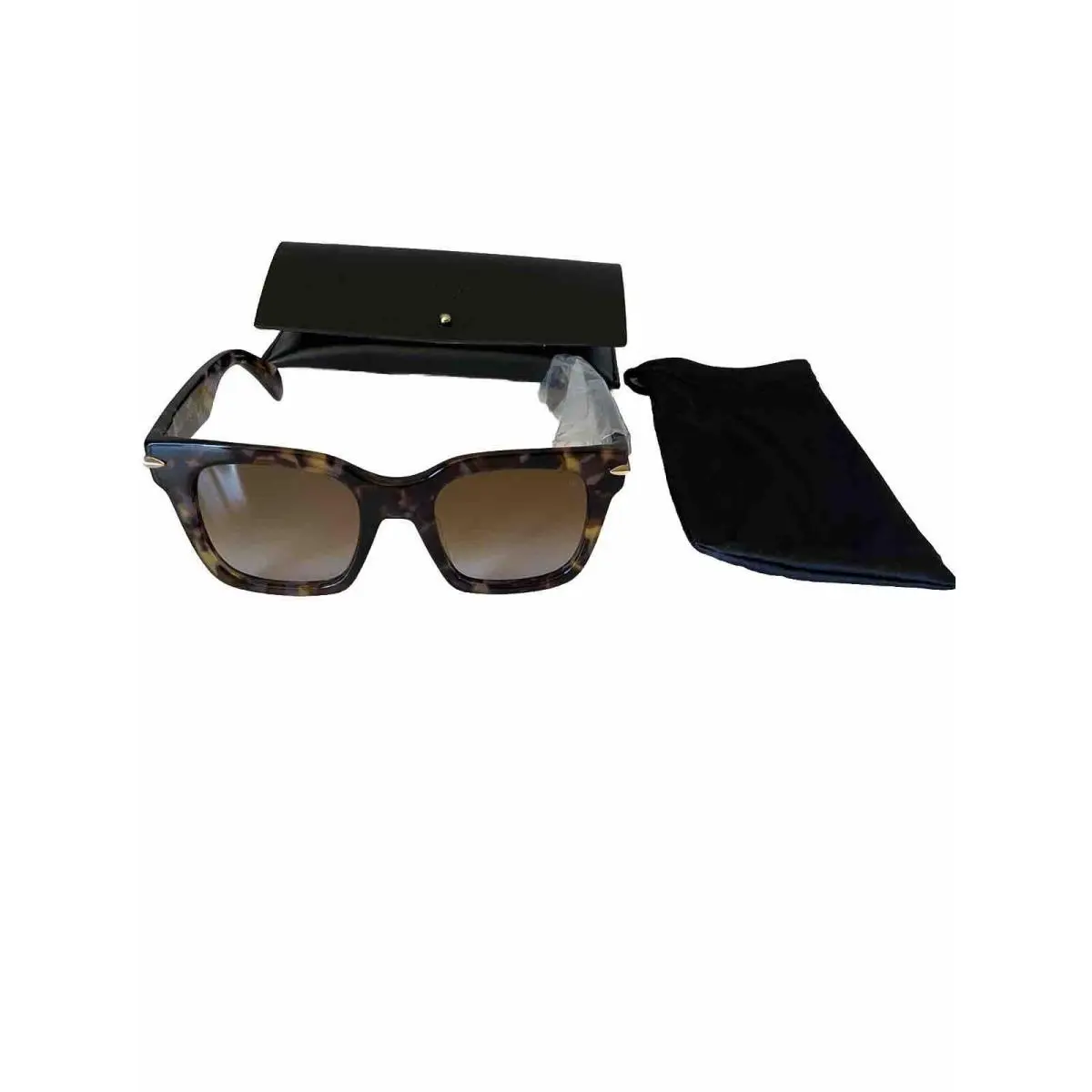 Rag Bone Womens Sunglasses Oversized Square Havana Tortoise RNB1014S by Rag & Bone