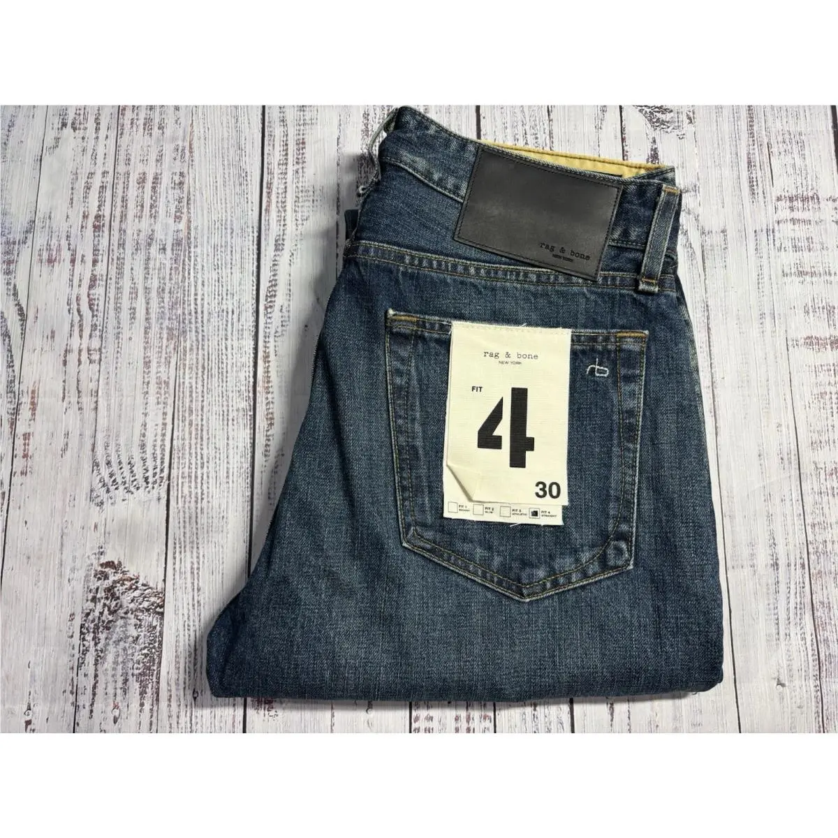 Mens Rag Bone York Jeans Sz 30 X 30 Straight Fit 1974