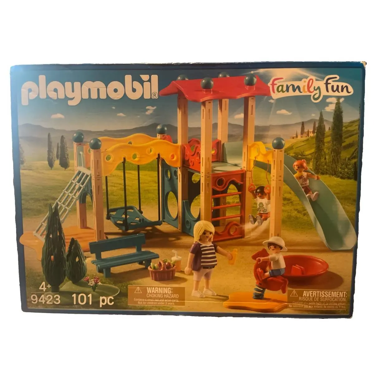 Playmobil 9423 Family Fun Playground 101 Pc Set Geobra Rare