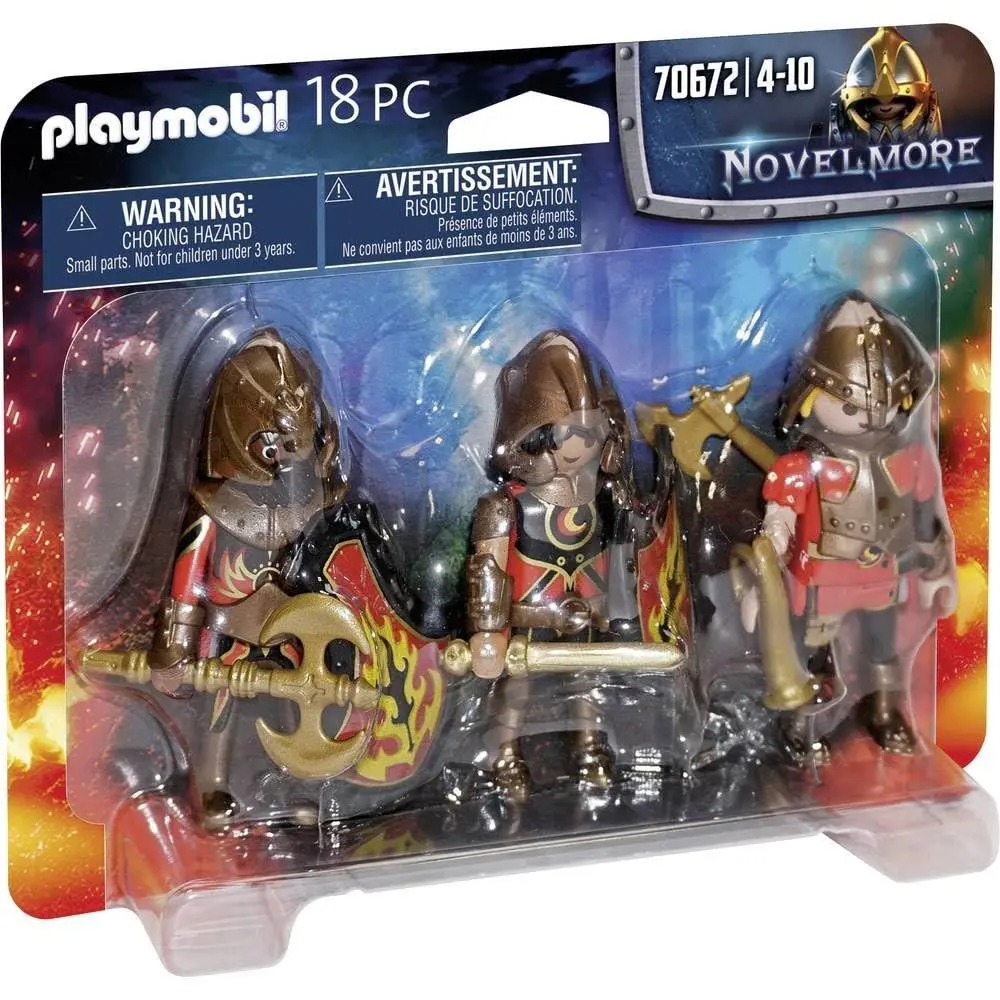 Playmobil Burnham Raiders Novelmore Playset with Knights and Armor Accessories