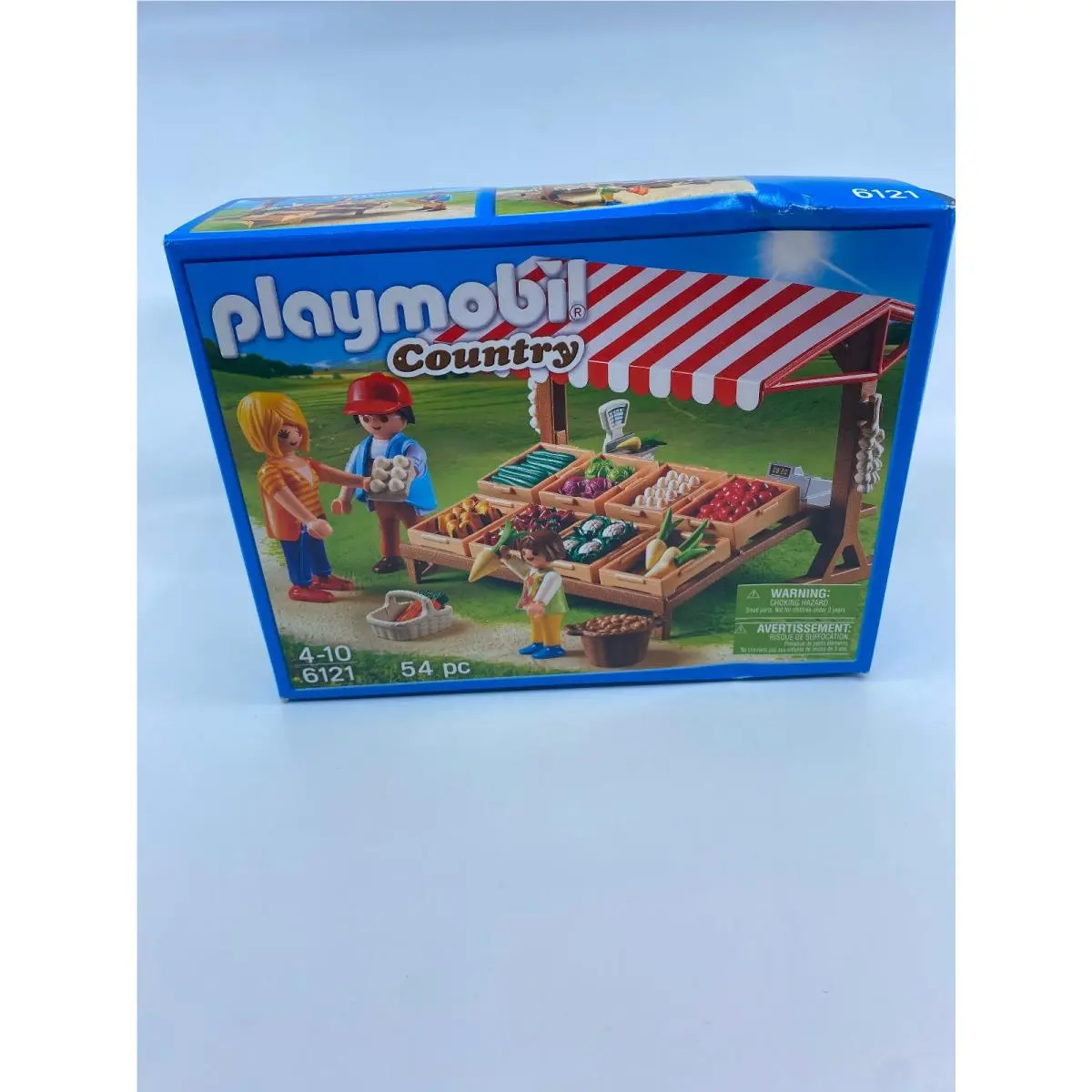 Playmobil 6121 Farmers Market Vegetable Stand Country Food Shop