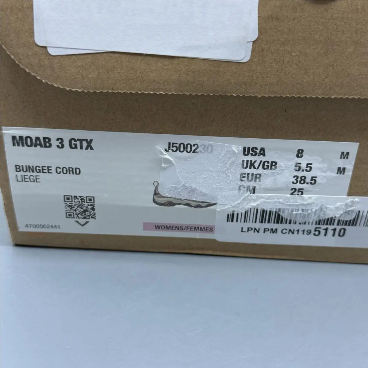 Merrell shoes - Moab 3 GTX - Moab GTX - J500230 - Bungee Cord (UPC: 7630040594868) 12