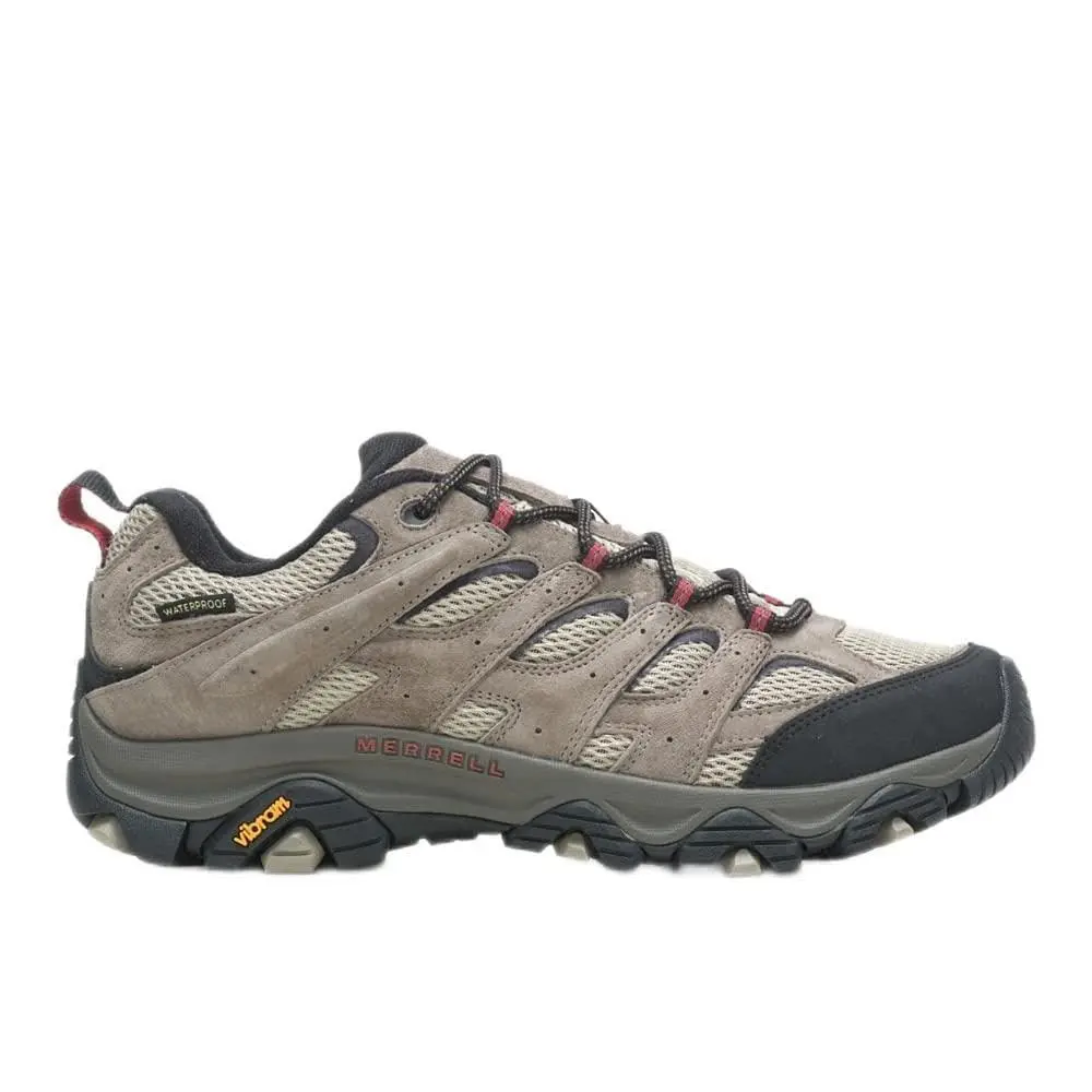 Merrell Men`s Shoes Moab 3 WP Shoes Dark Brown Size 10 M