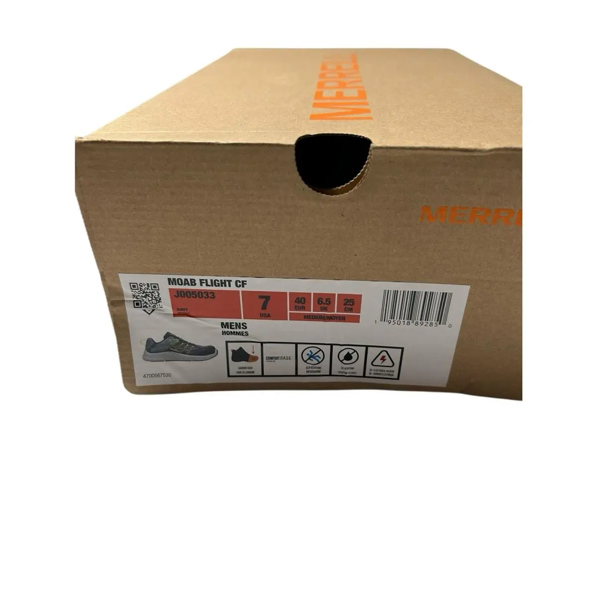 Merrell shoes - Merrell Moab Flight CF Carbon Toe - Blue 11