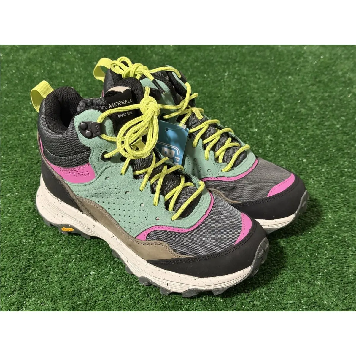 Merrell Speed Solo Mid Waterproof Hiking Shoes Women`s Size 7 M