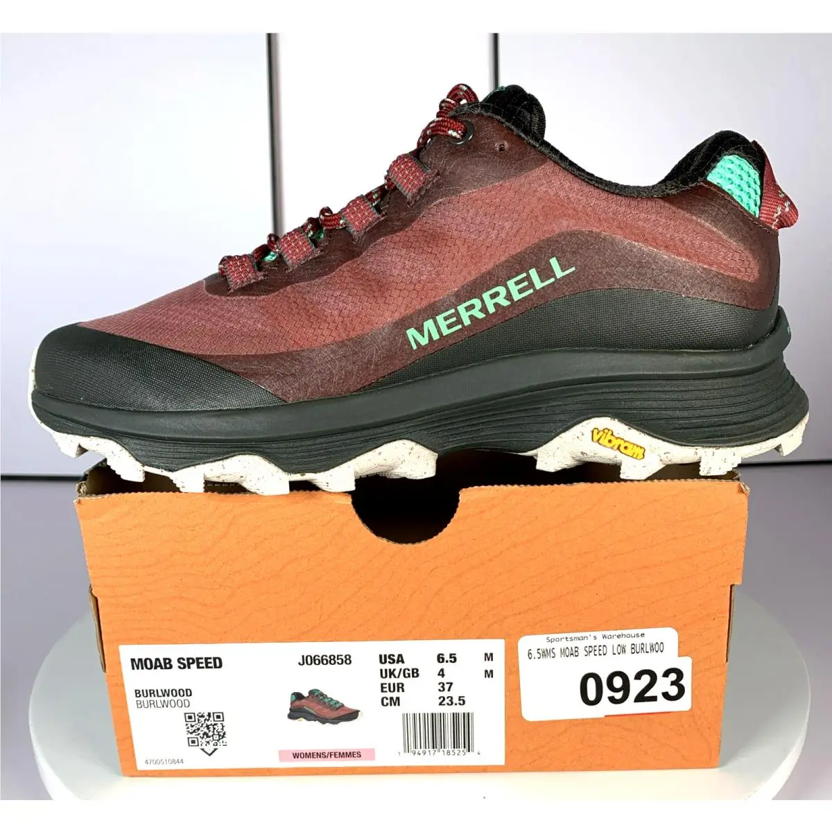 Merrell shoes - Merrell Moab Speed Burlwood - Moab Speed Burlwood - J066858 - Red (UPC: 0194917185254) 12