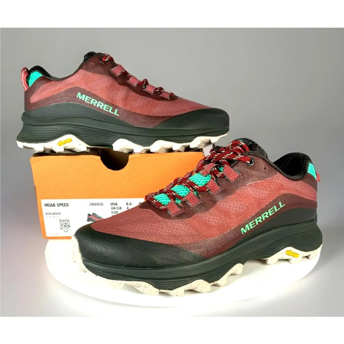 Merrell shoes - Merrell Moab Speed Burlwood - Moab Speed Burlwood - J066858 - Red (UPC: 0194917185254) 0