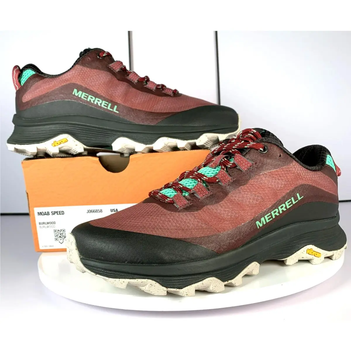 Merrell shoes - Merrell Moab Speed Burlwood - Moab Speed Burlwood - J066858 - Red (UPC: 0194917185254) 19