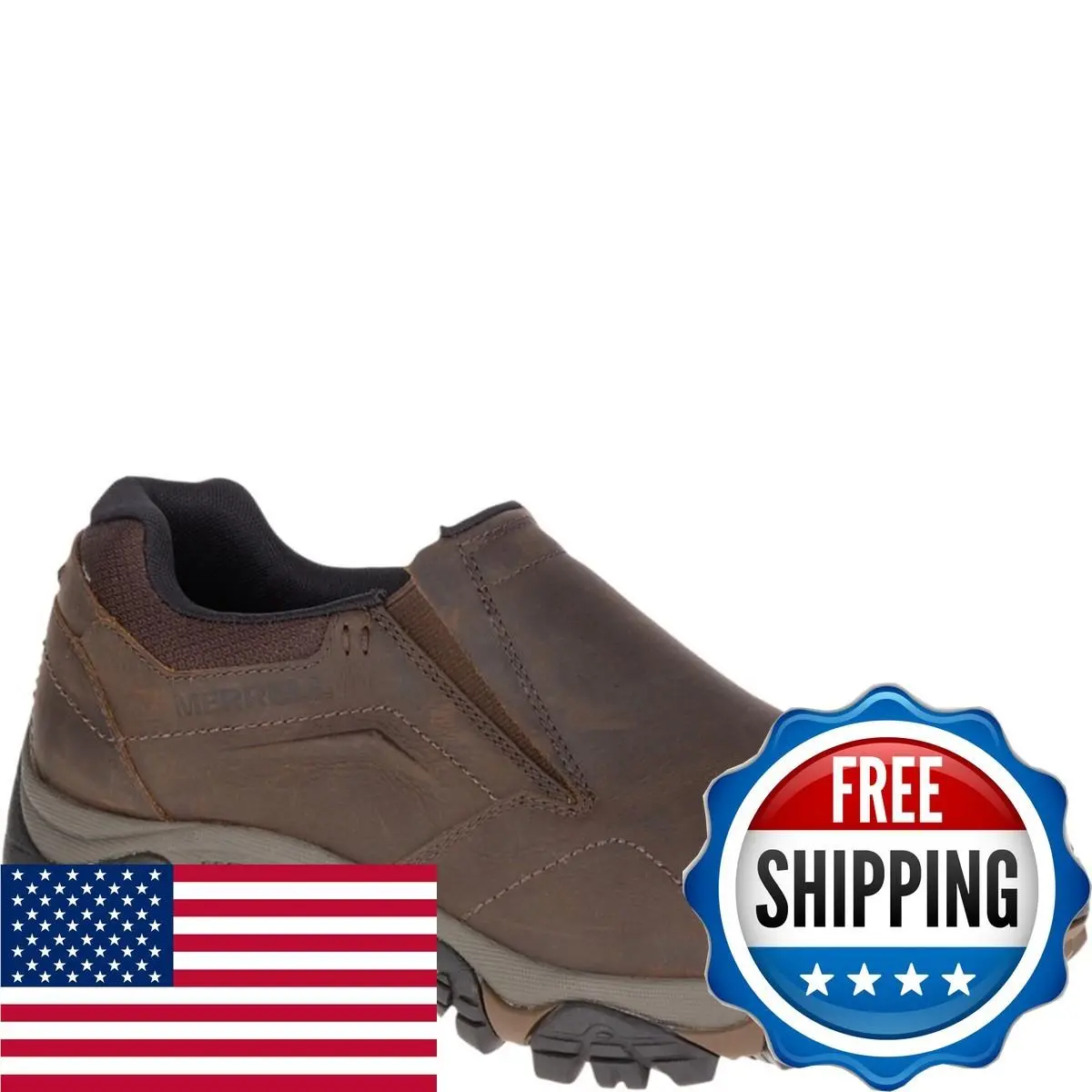 Merrell Men`s Moab Adventure Moc Hiking Shoe Dark Earth 10.5 2E US J91837W