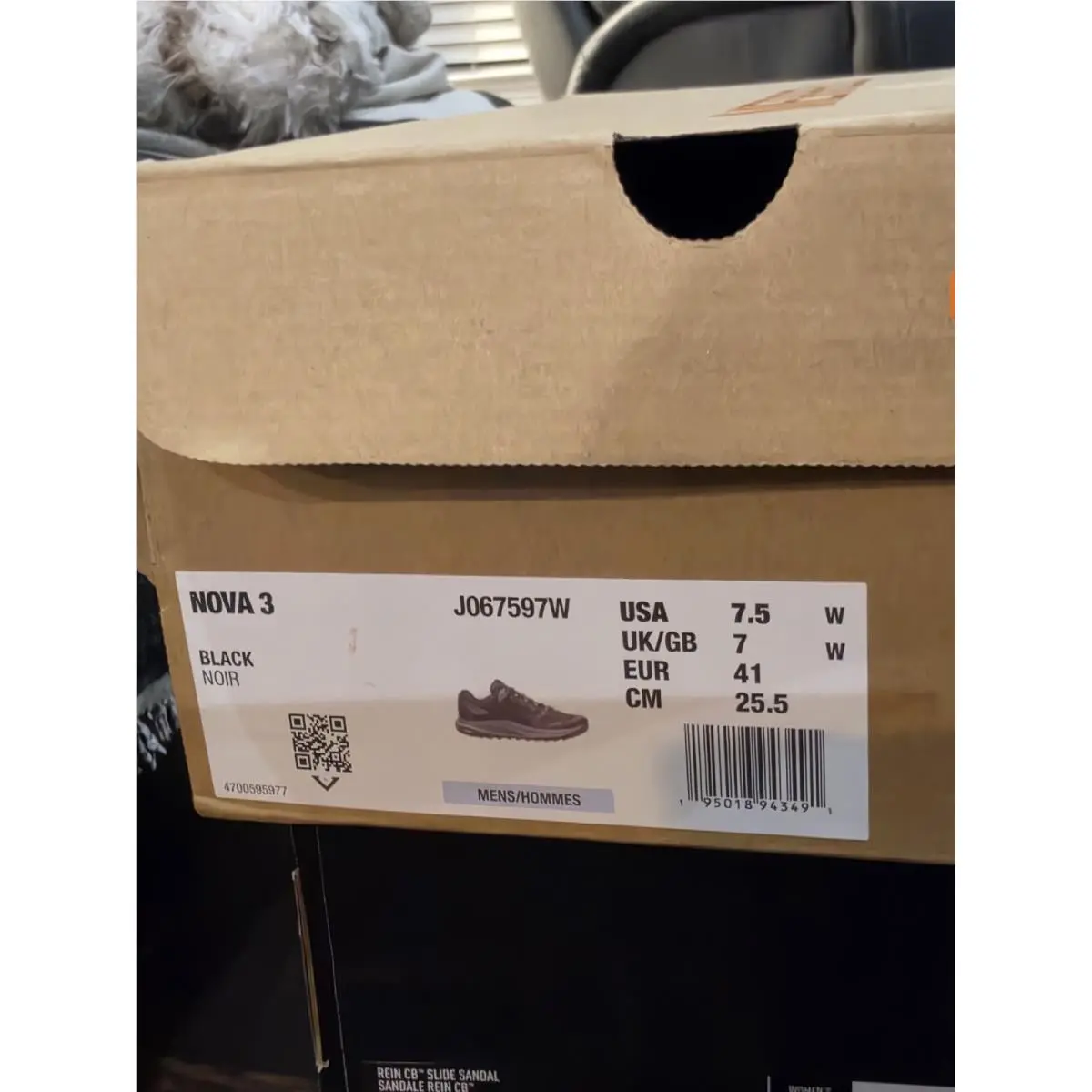 Merrell shoes - Merrell Nova 3 - Nova - J067597W - Black/Charcoal (UPC: 195018893376) 5