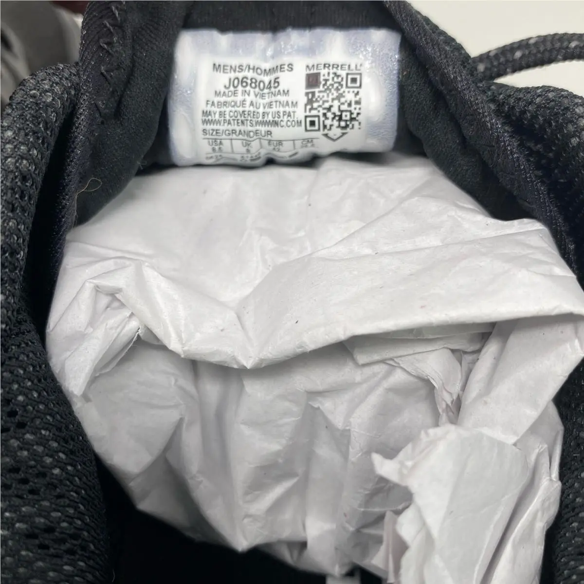 Merrell shoes - Black (UPC: 195019499591) 1