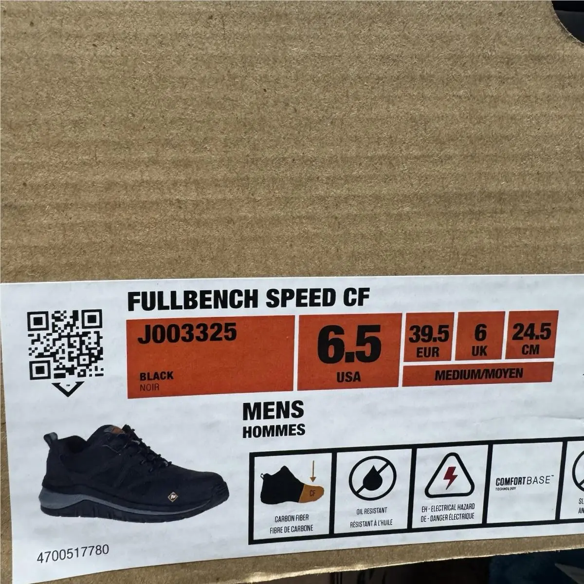 Merrell shoes - Merrell Fullbench Speed CF - Fullbench Speed - Black 4