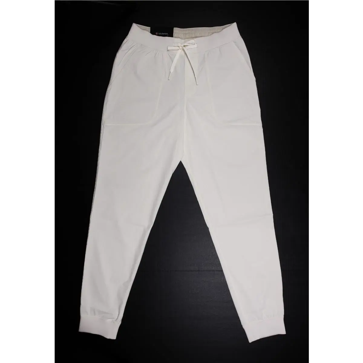 Lululemon Men Abc Jogger Wovenair Light Ivory Inseam 32-34
