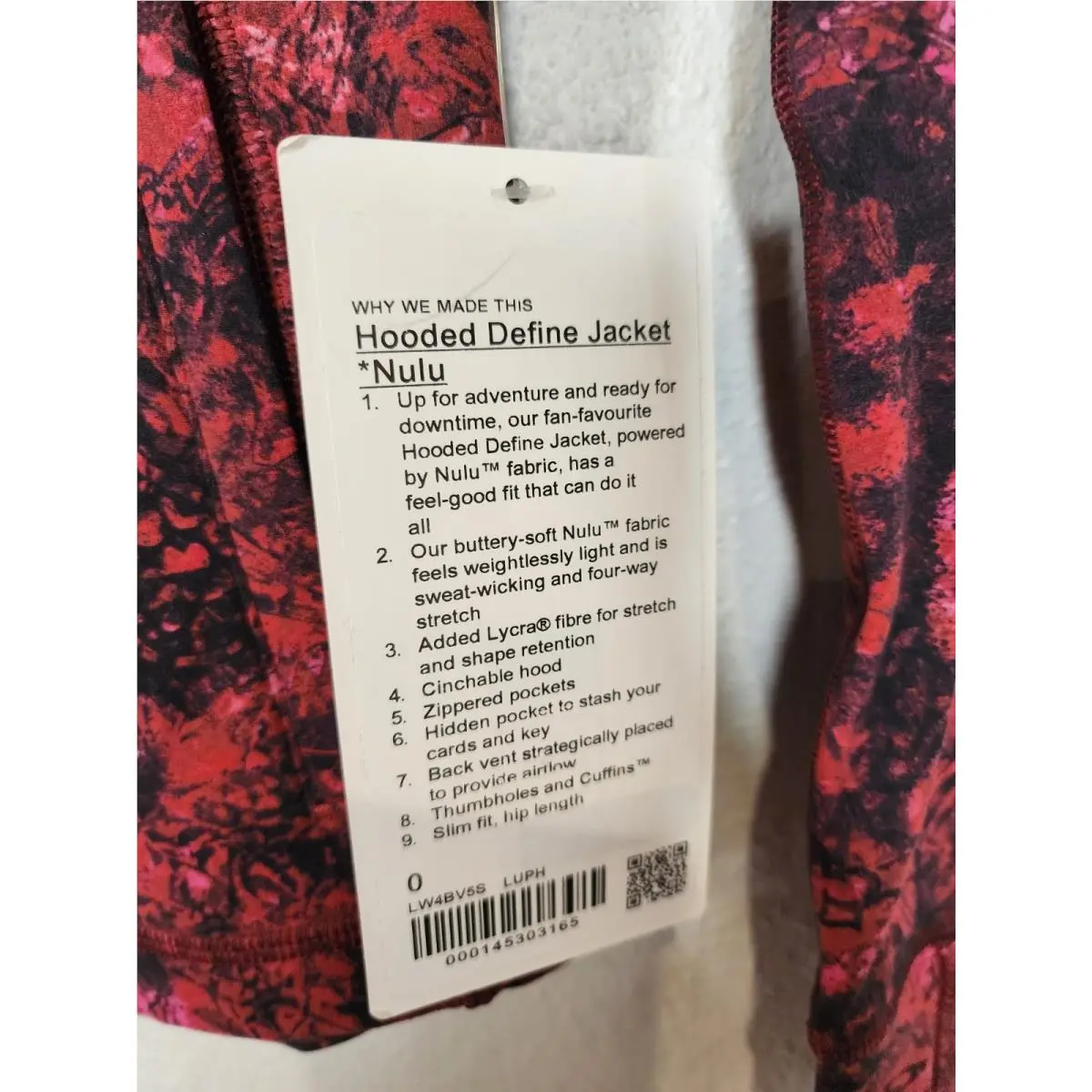 Lululemon clothing - Burgundy/Black 7